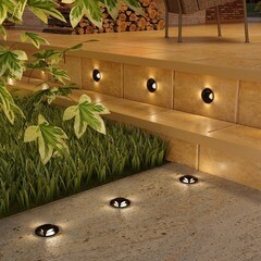 Подсветка для лестниц встраиваемая светодиодная черная 3 Вт 4000К IP65 Elektrostandard Step 3 (a049750) - фото 2