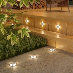 Подсветка для лестниц встраиваемая светодиодная белая 3 Вт 4000К IP65 Elektrostandard Step 3 (a049749) - фото 2