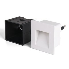 Подсветка для лестниц встраиваемая светодиодная белая 3 Вт 4000К IP65 Elektrostandard Step 6 (a049743) - фото 9