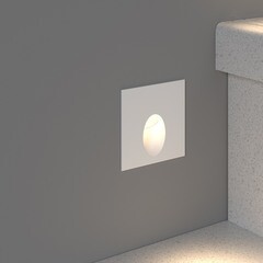 Подсветка для лестниц встраиваемая светодиодная белая 3 Вт 4000К IP65 Elektrostandard Step 2 (a049741) - фото 8