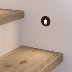 Подсветка для лестниц встраиваемая светодиодная черная 3 Вт 4000К IP65 Elektrostandard Step 1 (a049740) - фото 6