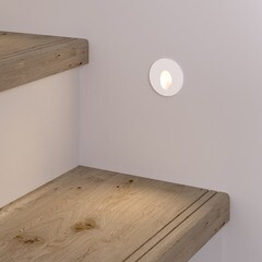 Подсветка для лестниц встраиваемая светодиодная белая 3 Вт 4000К IP65 Elektrostandard Step 1 (a049739) - фото 6