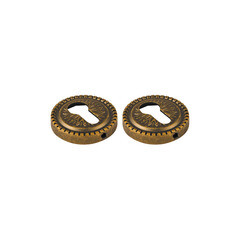 Ключевина Armadillo ET круглая розетка античная бронза - фото 1