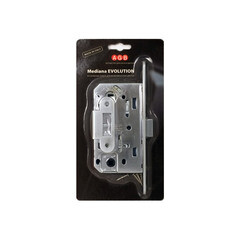 Замок врезной AGB Mediana для межкомнатной двери под фиксатор никель - фото 2