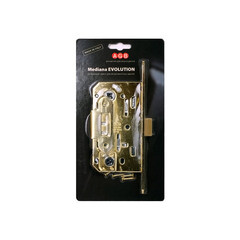 Замок врезной AGB Mediana для межкомнатной двери под фиксатор античная бронза - фото 3