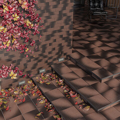 Клинкерная ступень Керамин Амстердам Шейд коричневая 298х298х8 мм (15 шт.=1,33 кв.м) - фото 4