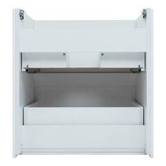 Тумба под раковину Lavelly Cube 60 см подвесная белый глянец (00316667) - фото 17