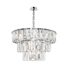 Люстра подвесная Maytoni Puntes E14 720 Вт 45 кв.м (MOD043PL-18CH) - фото 1