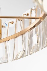 Люстра подвесная Maytoni Puntes E14 480 Вт 20 кв.м (MOD043PL-08G) - фото 3