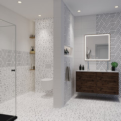 Плитка облицовочная Lavelly Skandi Stones белая 400х200х8 мм (15 шт.=1,2 кв.м) - фото 24