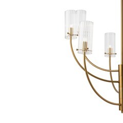 Люстра подвесная Maytoni Arco G9 320 Вт 27 кв.м (MOD223PL-08BS) - фото 2