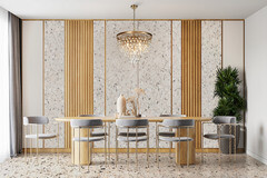 Люстра подвесная Maytoni Linn E14 280 Вт 23 кв.м (MOD091PL-07G) - фото 3