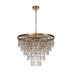 Люстра подвесная Maytoni Linn E14 360 Вт 30 кв.м (MOD091PL-09G) - фото 2