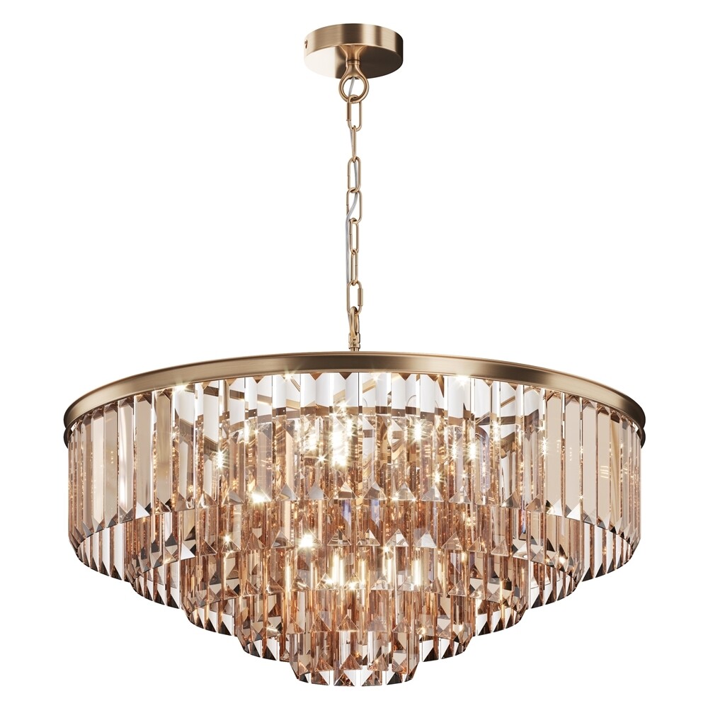 Изображение товара Подвесная люстра Maytoni Revero 12xE14 480 Вт золото стекло модерн