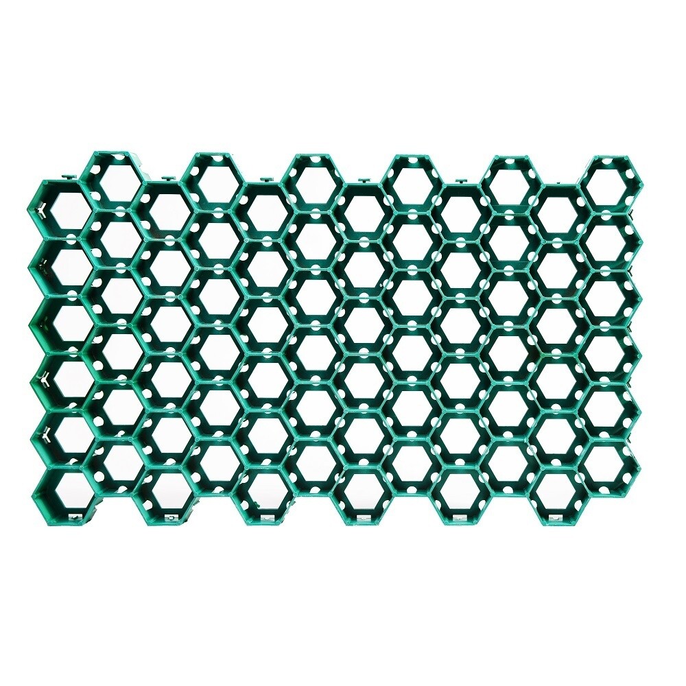 Решетка газонная пластиковая зеленая C250 674х412х35 мм