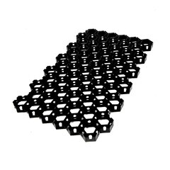 Решетка газонная пластиковая черная C250 674х412х63 мм - фото 2