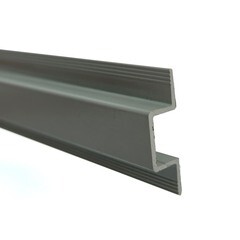 Омега-профиль алюминиевый 3 м 1 мм серый RAL 7035 - фото 4