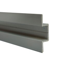 Омега-профиль алюминиевый 3 м 1 мм серый RAL 7035 - фото 2