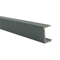 Пи-заглушка алюминиевая 3 м 1 мм серая RAL 7035 - фото 2