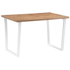 Изображение товара Стол кухонный прямоугольный 1,2х0,75 м дуб вотан/матовый белый Лота Лофт (489646)