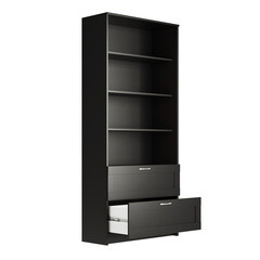 Изображение товара Стеллаж Шведский Стандарт Сириус 782х350х1900 мм 4 полки 2 ящика венге