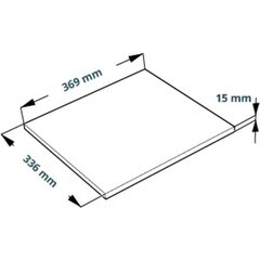 Полка Шведский Стандарт Фора 330х370х15 мм белая - фото 3