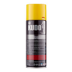 Эмаль аэрозольная Kudo Arte желтая глянцевая RAL 1018 520 мл - фото 2