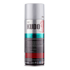 Эмаль аэрозольная Kudo Arte металлик серебро 520 мл - фото 2