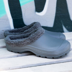 Сабо мужские EVA утепленные размер 45 серые Жанетт Мортон (СБ-301) - фото 7