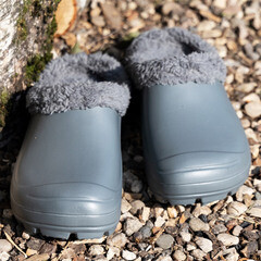 Сабо мужские EVA утепленные размер 45 серые Жанетт Мортон (СБ-301) - фото 6