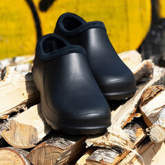 Галоши мужские EVA утепленные размер 45 черные Жанетт Роули (ГЛ-311) - фото 2