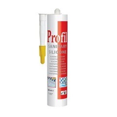 Герметик Силикон Profil Soudal санитарный белый 270 мл