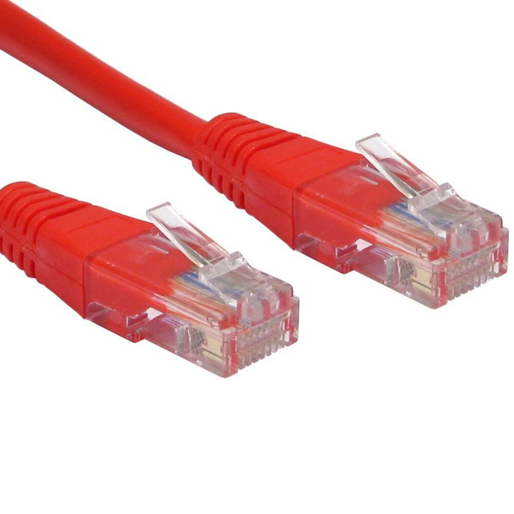 Патч-корд компьютерный Ripo RJ45 CAT5е (0,5 м) красный (003-300019)
