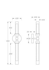 Бра Maytoni Stelo светодиодное 14 Вт 220-240 В черное 3000К IP20 (MOD116WL-L7B3K) - фото 2