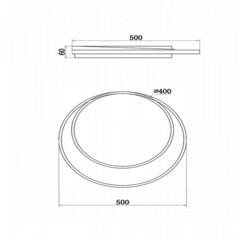 Светильник светодиодный накладной Freya Lisoa 3000-6000К 98 Вт 20 кв.м черный IP20 (FR10032CL-L98B) - фото 2