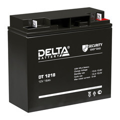 Аккумуляторная батарея Delta (DT 1218) 12 В AGM 18 Ач