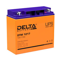 Аккумуляторная батарея Delta (DTM 1217) 12 В AGM 17 Ач