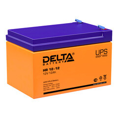 Аккумуляторная батарея Delta (HR 12-12) 12 В AGM 12 Ач