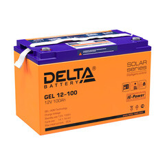 Аккумуляторная батарея Delta (GEL 12-100) 12 В AGM 100 Ач