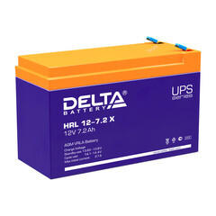 Аккумуляторная батарея Delta (HRL 12-7.2 X) 12 В AGM 7,2 Ач