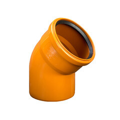 Изображение товара Отвод Lammin d110 мм 45° пластиковый для наружной канализации