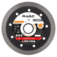 Diamantový kotouč na porcelánovou kameninu Vira Rage (605125) 125x22,2x1,4 mm turbo mokré řezání