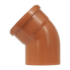 Изображение товара Отвод Lammin d160 мм 45° пластиковый для наружной канализации