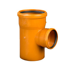 Изображение товара Тройник Lammin d160х110 мм 87,5° пластиковый для наружной канализации