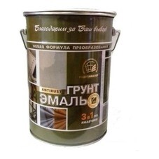 Грунт-эмаль по ржавчине 3в1 Радугамалер черная 10 кг