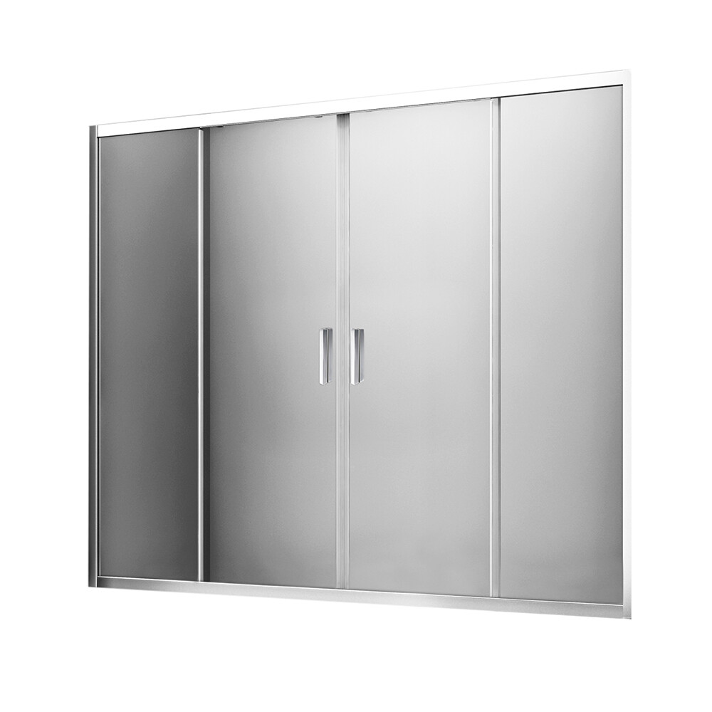 Изображение товара Раздвижная шторка на ванну WasserKraft Lippe 45S 170x150 см сталь стекло