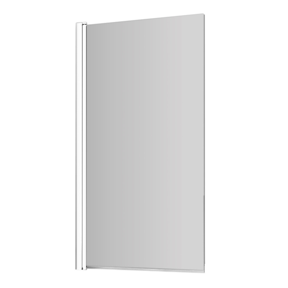 Изображение товара Шторка на ванну WasserKraft Berkel 80x140 см распашная белая стекло