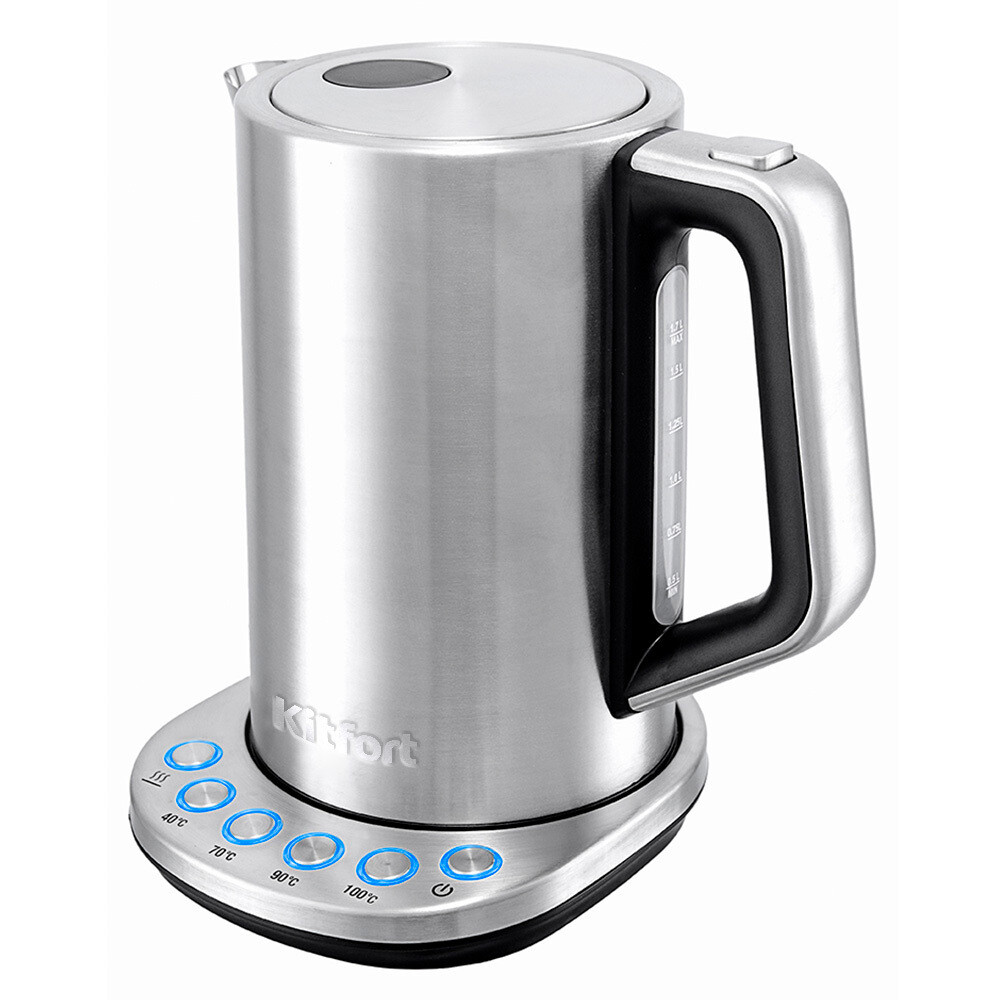 Электрический чайник Kitfort КТ-621 1,7 л хром