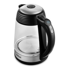 Электрический чайник Kitfort КТ-6126 1,7 л черный/хром - фото 6