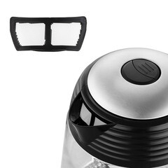 Электрический чайник Kitfort КТ-6126 1,7 л черный/хром - фото 2